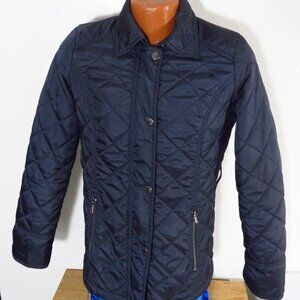 Brooks Brothers Women Size 2 Navy Quilted Jacket!